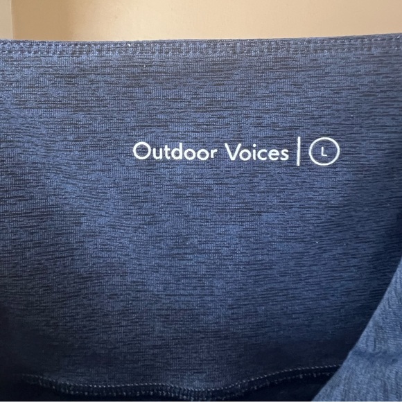 Outdoor Voices Springs 7/8 High-rise Leggings, Size L, Navy - Picture 4 of 4